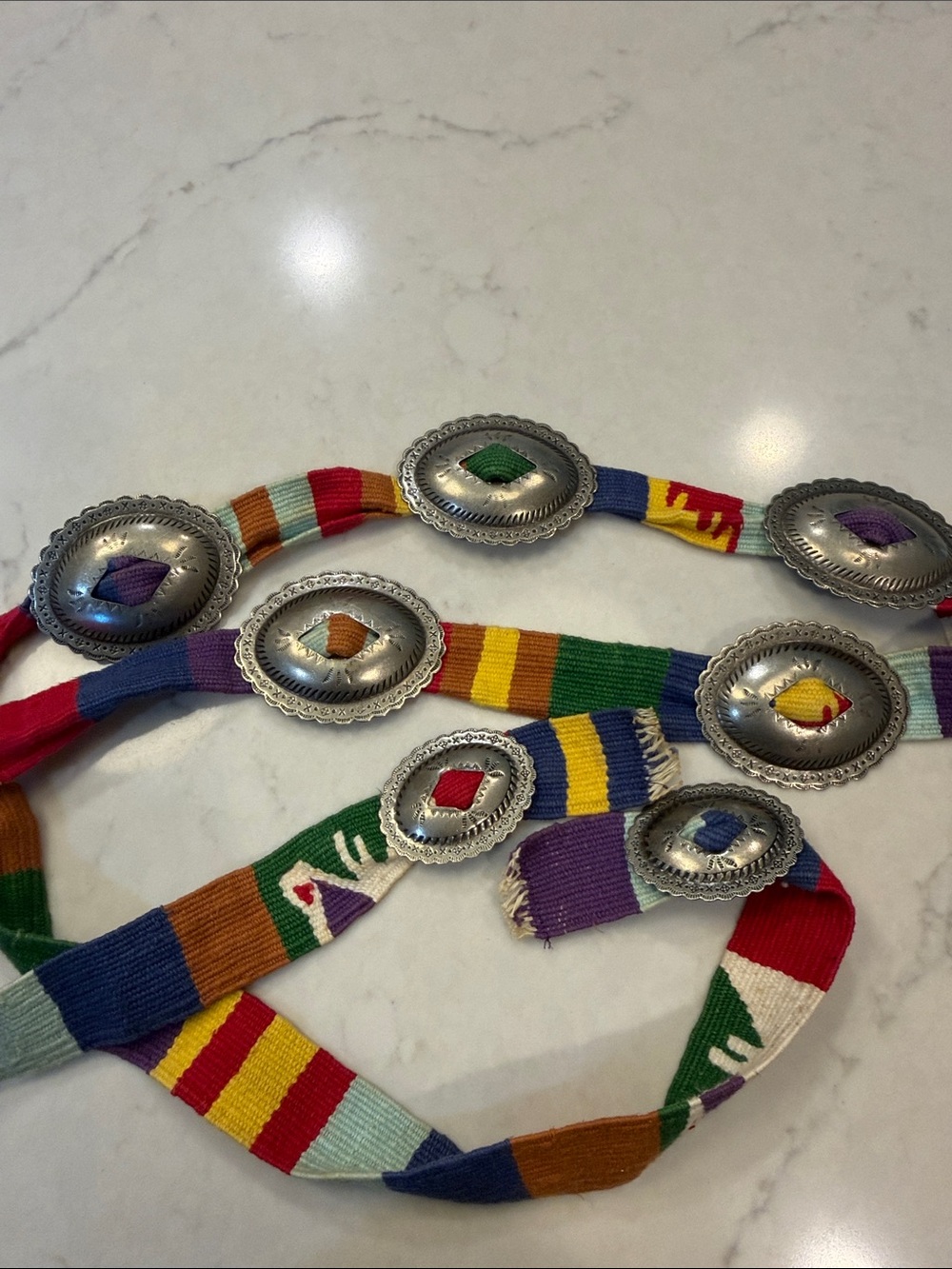Vintage 1983 Southwestern  Concho Belt - Picture 5 of 5